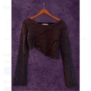 Urban Outfitters Lace Asymmetrical Top